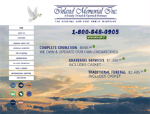 Tablet Screenshot of inlandmemorial.com